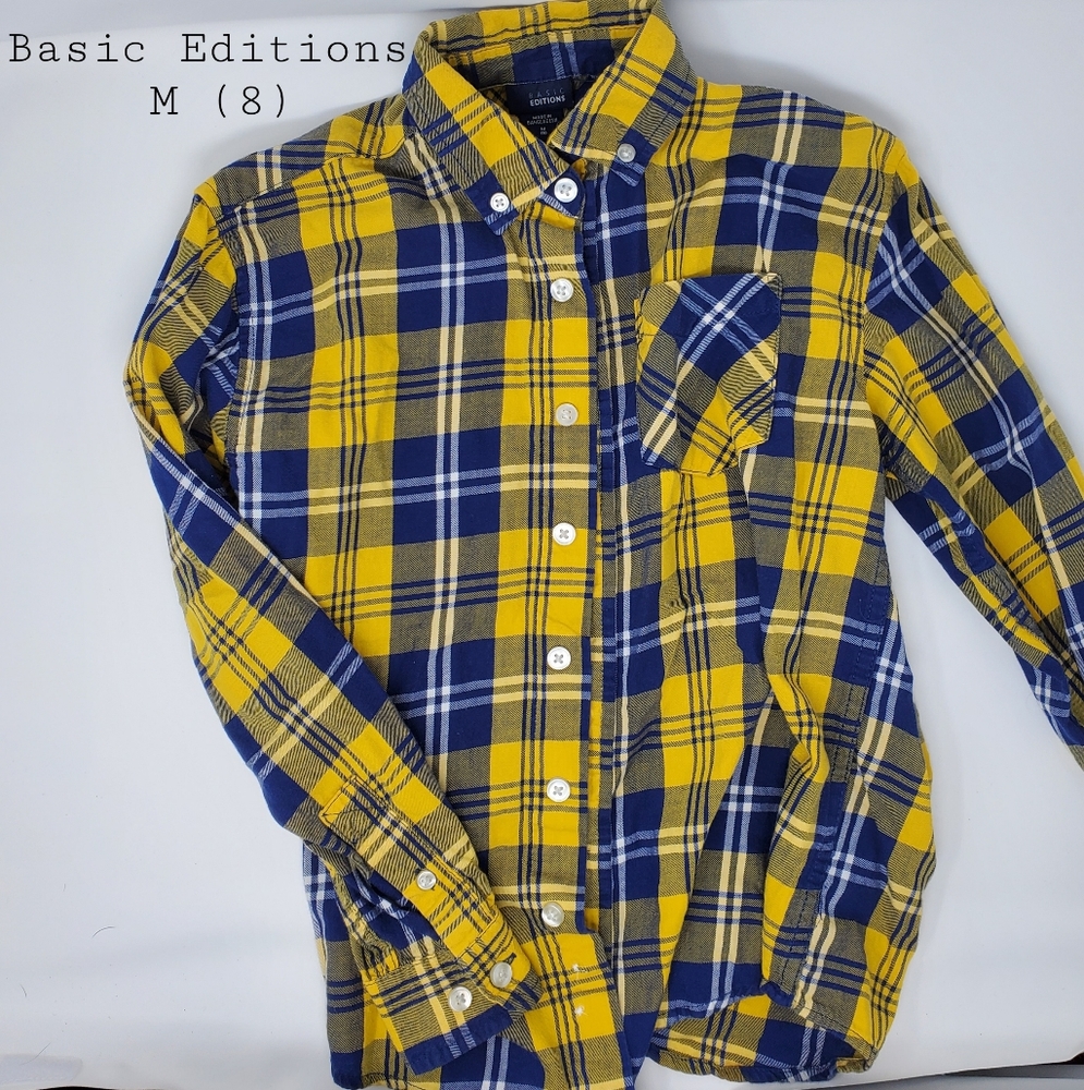 Boys long sleeve button down shirt